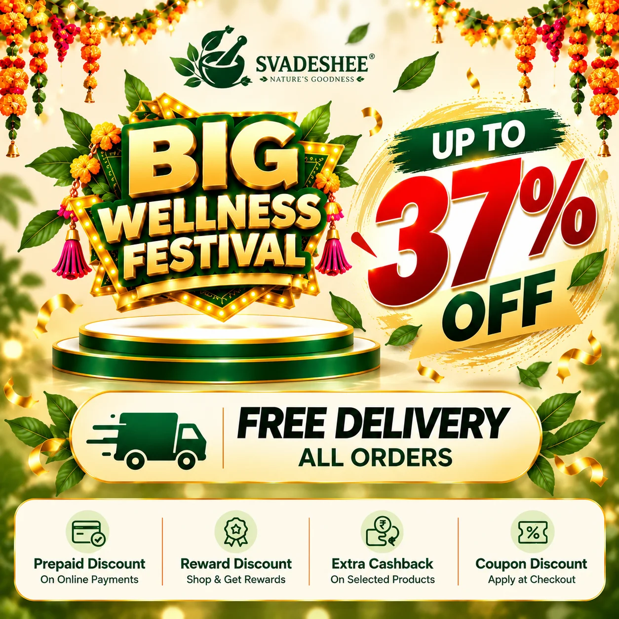 Svadeshee Big Wellness Festival, up to 37 percent off