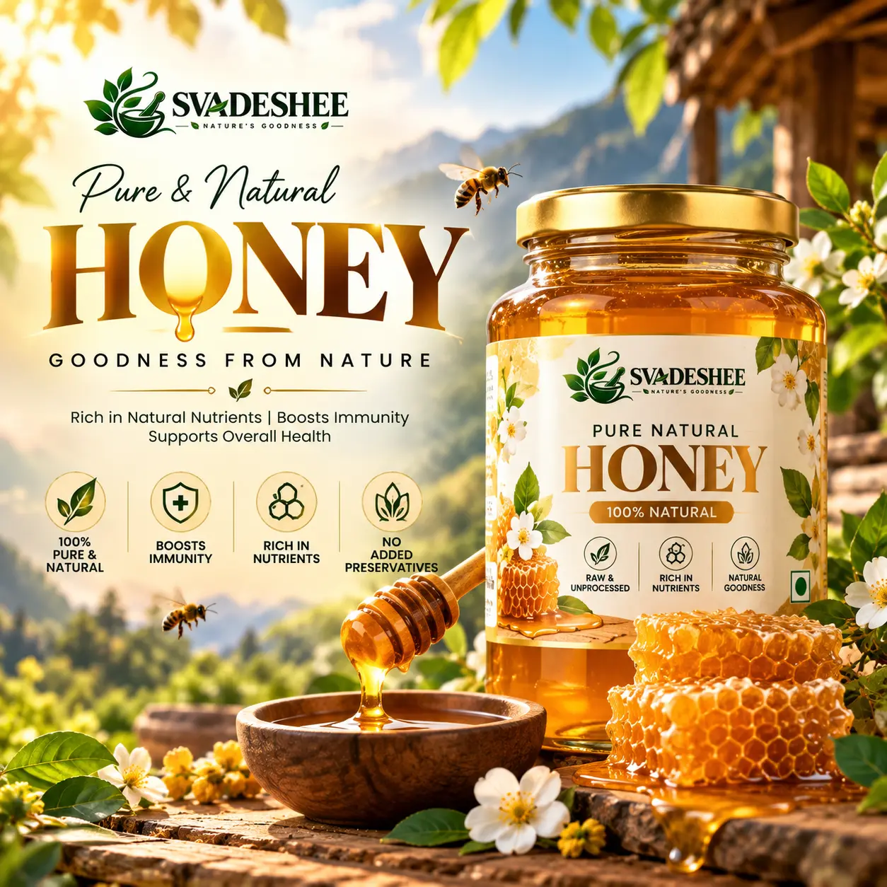 Golden Natures Honey Delight